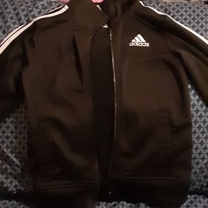 ADIDAS KIDS BLACK JACKET SIZE 5 ⚠️AS IS⚠️